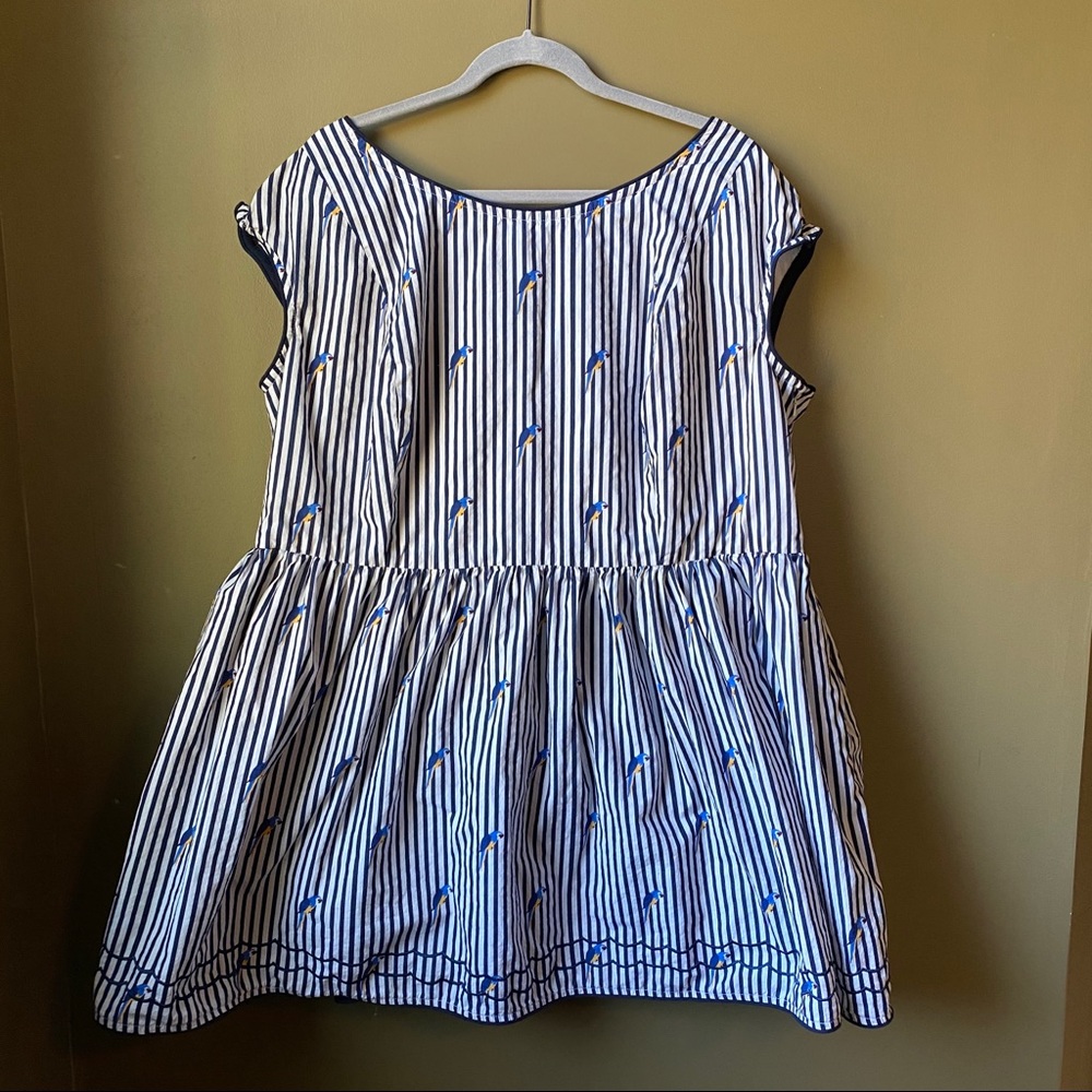 ESHAKTI Striped Summer Dress - Picture 1 of 8